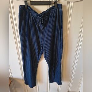Nautica Navy Pinstripe Sleepwear Pants